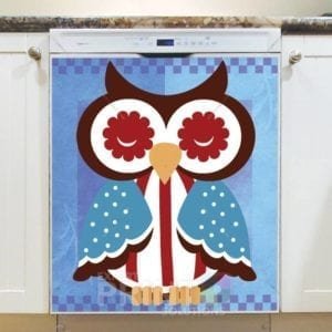 Sleeping Owl Dishwasher Sticker