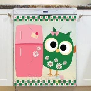 Cooking Owl #6 Dishwasher Sticker