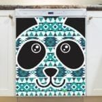 Ethnic Raccoon's Face Dishwasher Sticker