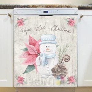 Christmas - Winter Dreams #2 - Hope - Love - Christmas Dishwasher Sticker