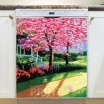 1882-oriental-garden-dishwasher-magnet Oriental Garden Dishwasher Sticker