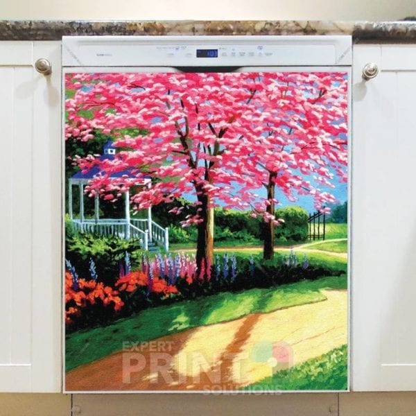 1882-oriental-garden-dishwasher-magnet Oriental Garden Dishwasher Sticker