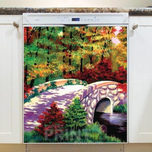 Bridge to Autumn Dishwasher Sticker