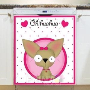 I Love Chihuahua #2 Dishwasher Sticker