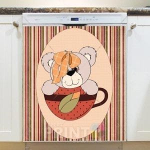 Teacup Puppy #1 Dishwasher Sticker
