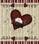 Cute Love Sheep #1 Dishwasher Sticker