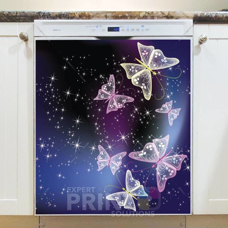 Butterfly Dance Dishwasher Sticker