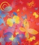 Colorful Butterflies #5 Dishwasher Sticker