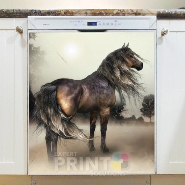 1978-beautiful-horse-6-dishwasher-magnet Beautiful Horse #6 Dishwasher Sticker