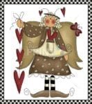 Angel Sisters - Love Angel Dishwasher Sticker