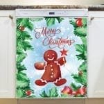 Christmas in the Woods #9 - Merry Christmas Dishwasher Sticker