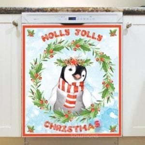 Christmas - Holly Jolly Animals #8 Dishwasher Sticker