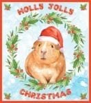 Christmas - Holly Jolly Animals #2 - Holly Jolly Christmas Dishwasher Sticker