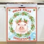 Christmas - Holly Jolly Animals - Holly Jolly Christmas Dishwasher Sticker