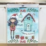 Christmas - Raggedy Christmas #2 Dishwasher Sticker