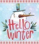 Christmas - Hello Winter Cute Snowman Dishwasher Sticker