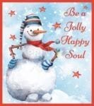 Christmas - Be a Jolly Happy Soul Dishwasher Sticker