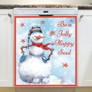 Christmas - Be a Jolly Happy Soul Dishwasher Sticker