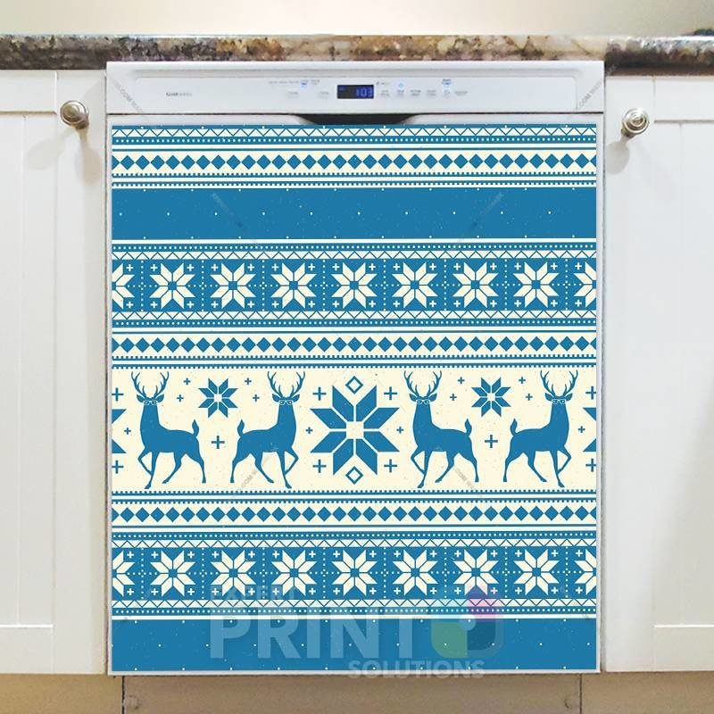 Christmas - Scandinavian Christmas Design #5 Dishwasher Sticker