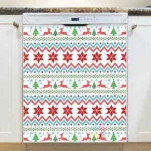 Christmas - Scandinavian Christmas Design #3 Dishwasher Sticker