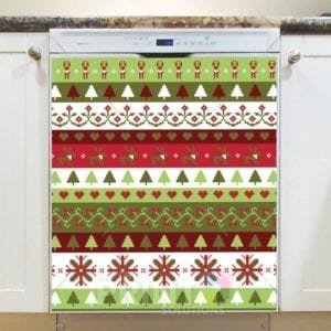 Christmas - Scandinavian Christmas Design #2 Dishwasher Sticker
