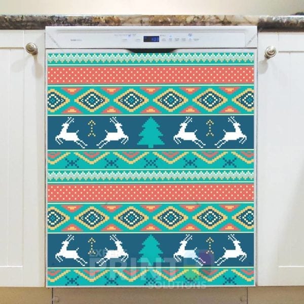 Christmas - Scandinavian Christmas Design Dishwasher Sticker