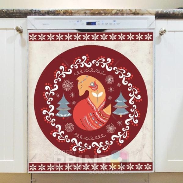 210-christmas-scandinavian-tale-7-dishwasher-magnet Christmas - Scandinavian Tale #7 Dishwasher Sticker