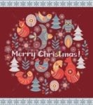 212-scandinavian-tale-5-merry-christmas Scandinavian Tale #5 - Merry Christmas Dishwasher Sticker