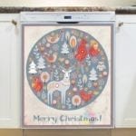 Scandinavian Tale #4 - Merry Christmas Dishwasher Sticker