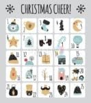 Christmas - Christmas Calendar #12 - Christmas Cheer Dishwasher Sticker