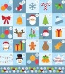 2160-christmas-christmas-calendar-3-merry-christmas Christmas - Christmas Calendar #3 - Merry Christmas Dishwasher Sticker