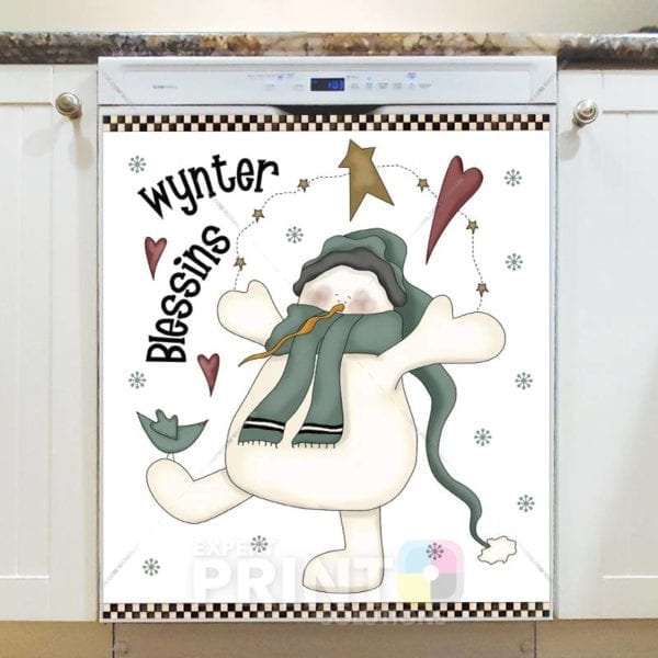2172-christmas-primitive-country-christmas-3-wynter-blessins-dishwasher-magnet Christmas - Primitive Country Christmas #3 - Wynter Blessins Dishwasher Sticker