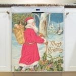 Christmas - Victorian Holiday #20 - Merry Christmas Dishwasher Sticker