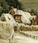 Christmas - Victorian Holiday #8 Dishwasher Sticker