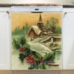 Christmas - Victorian Holiday #4 Dishwasher Sticker