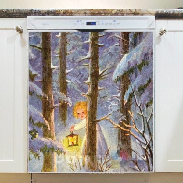 Christmas - Victorian Holiday Dishwasher Sticker