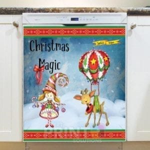 Christmas - Christmas in the Magical Forest #7 - Christmas Magic Dishwasher Sticker