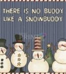 Christmas - There is No Buddy Like a Snowbuddy Dishwasher Sticker