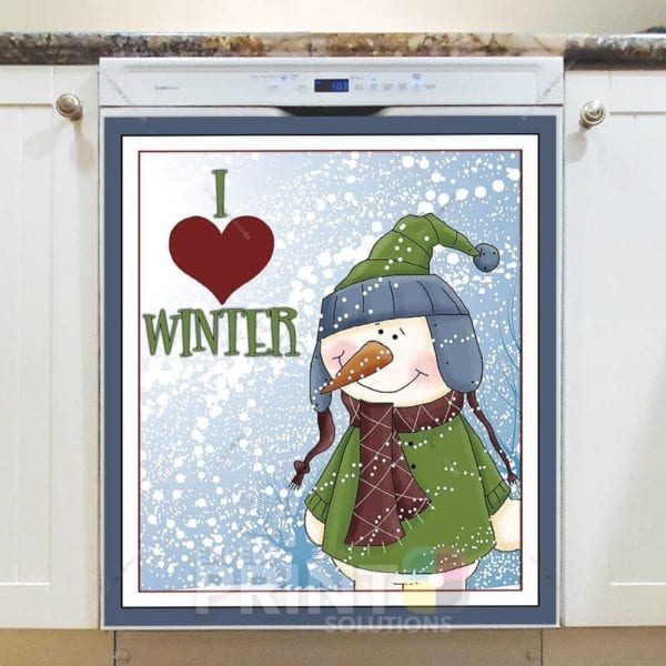 2260-christmas-i-love-winter-dishwasher-magnet Christmas - I Love Winter Dishwasher Sticker