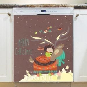 Christmas - Best Winter Friends - Merry Christmas Dishwasher Sticker
