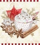 Christmas - Hot Chocolate with Cinnamon Design #5 Dishwasher Sticker