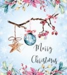 232-woodland-christmas-1-merry-christmas Woodland Christmas #1 - Merry Christmas Dishwasher Sticker