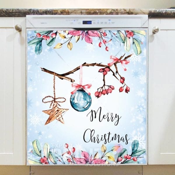 232-woodland-christmas-1-merry-christmas-dishwasher-magnet Woodland Christmas #1 - Merry Christmas Dishwasher Sticker