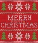 Christmas - Look Like Knitting - Merry Christmas Dishwasher Sticker