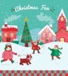 Christmas - Winter Holiday - Christmas Fun Dishwasher Sticker