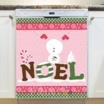 2404-christmas-funny-snowman-noel-dishwasher-magnet Christmas - Funny Snowman - Noel Dishwasher Sticker