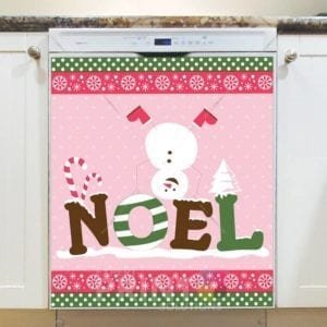 Christmas - Funny Snowman - Noel Dishwasher Sticker