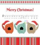 2406-christmas-cute-kitten-carol-merry-christmas Christmas - Cute Kitten Carol - Merry Christmas Dishwasher Sticker