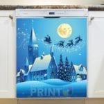 2408-christmas-the-church-of-the-village-dishwasher-magnet Christmas - The Church of the Village Dishwasher Sticker