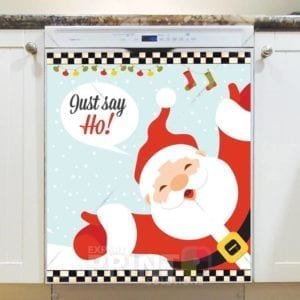 Christmas - Just Say Ho! Dishwasher Sticker